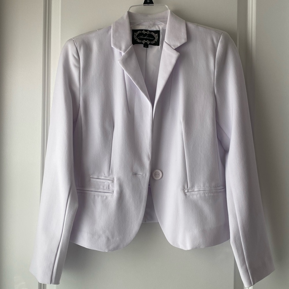 White blazer